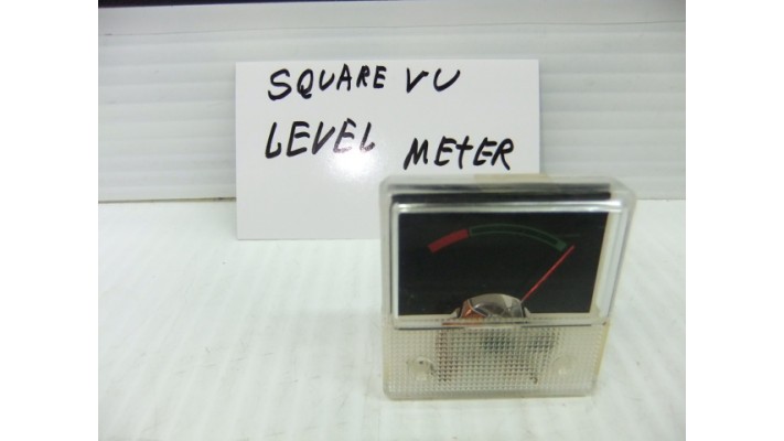 Square VU  level meter 